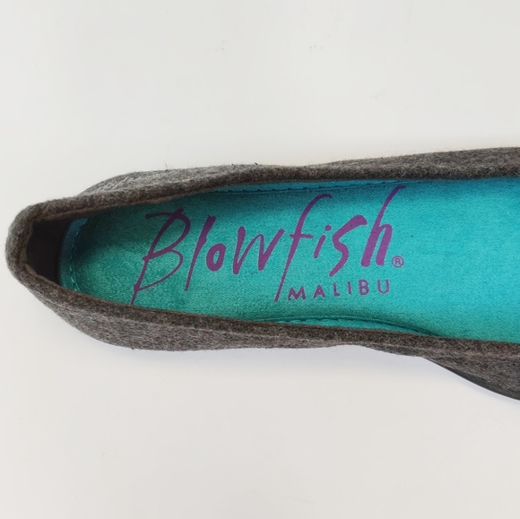Blowfish Shoes | New Blowfish Malibu Gray Herring Lattice Flats 8 | Poshmark